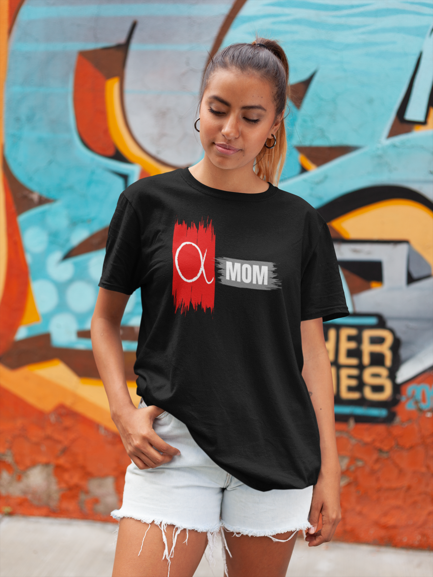 Alpha Mom Oversized Classic T-Shirt