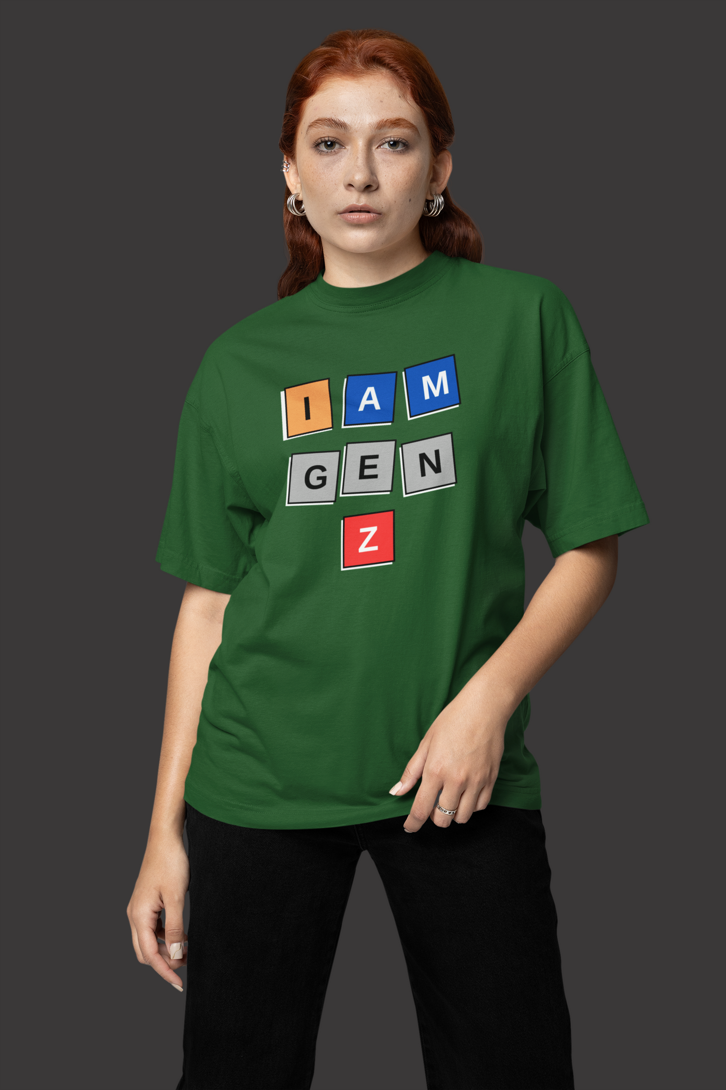 I am GenZ Unisex Oversized Classic T-Shirt