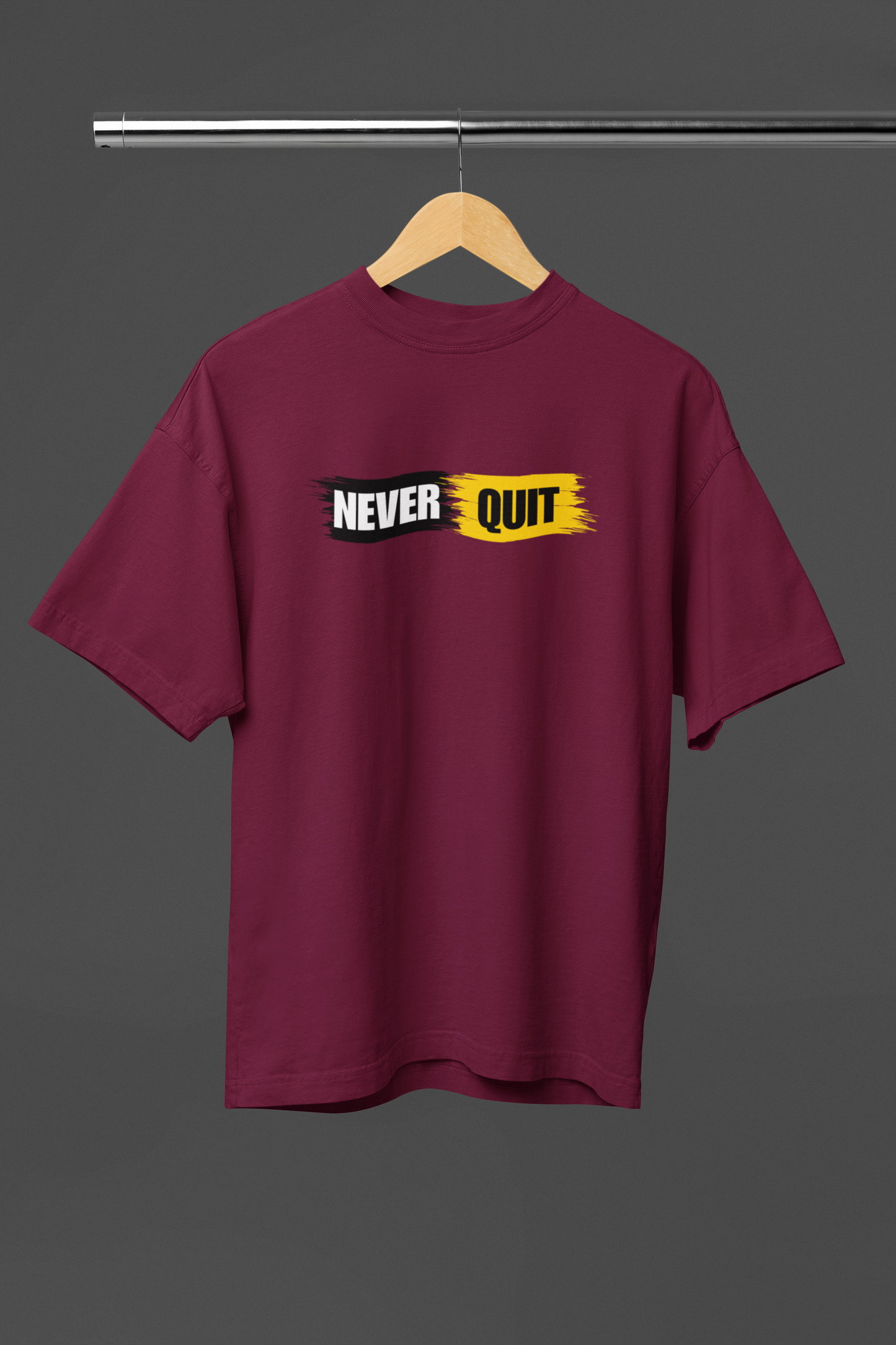 Never Quit Unisex Oversized Classic T-Shirt