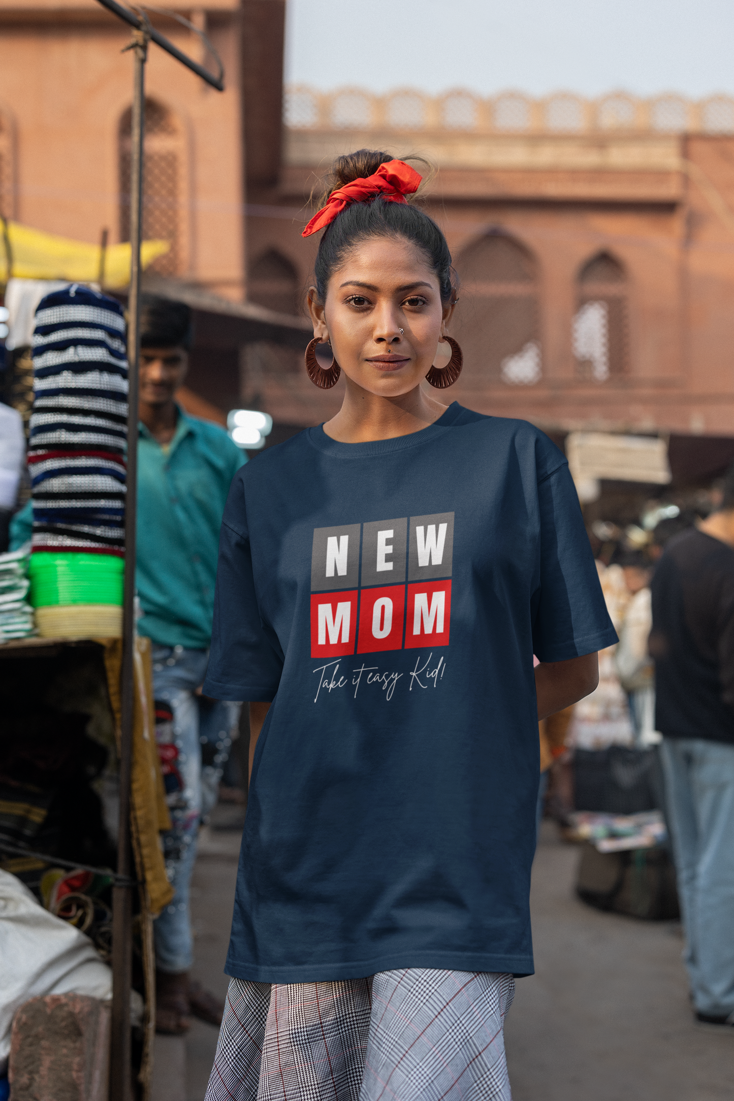 New Mom Oversized Classic T-Shirt