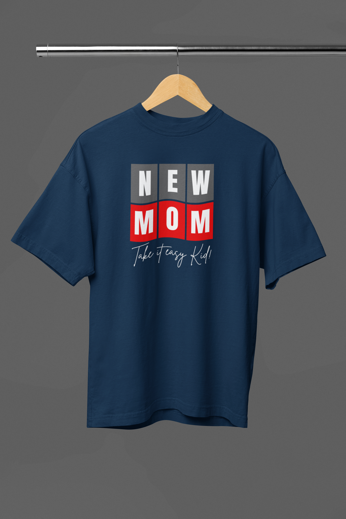 New Mom Oversized Classic T-Shirt