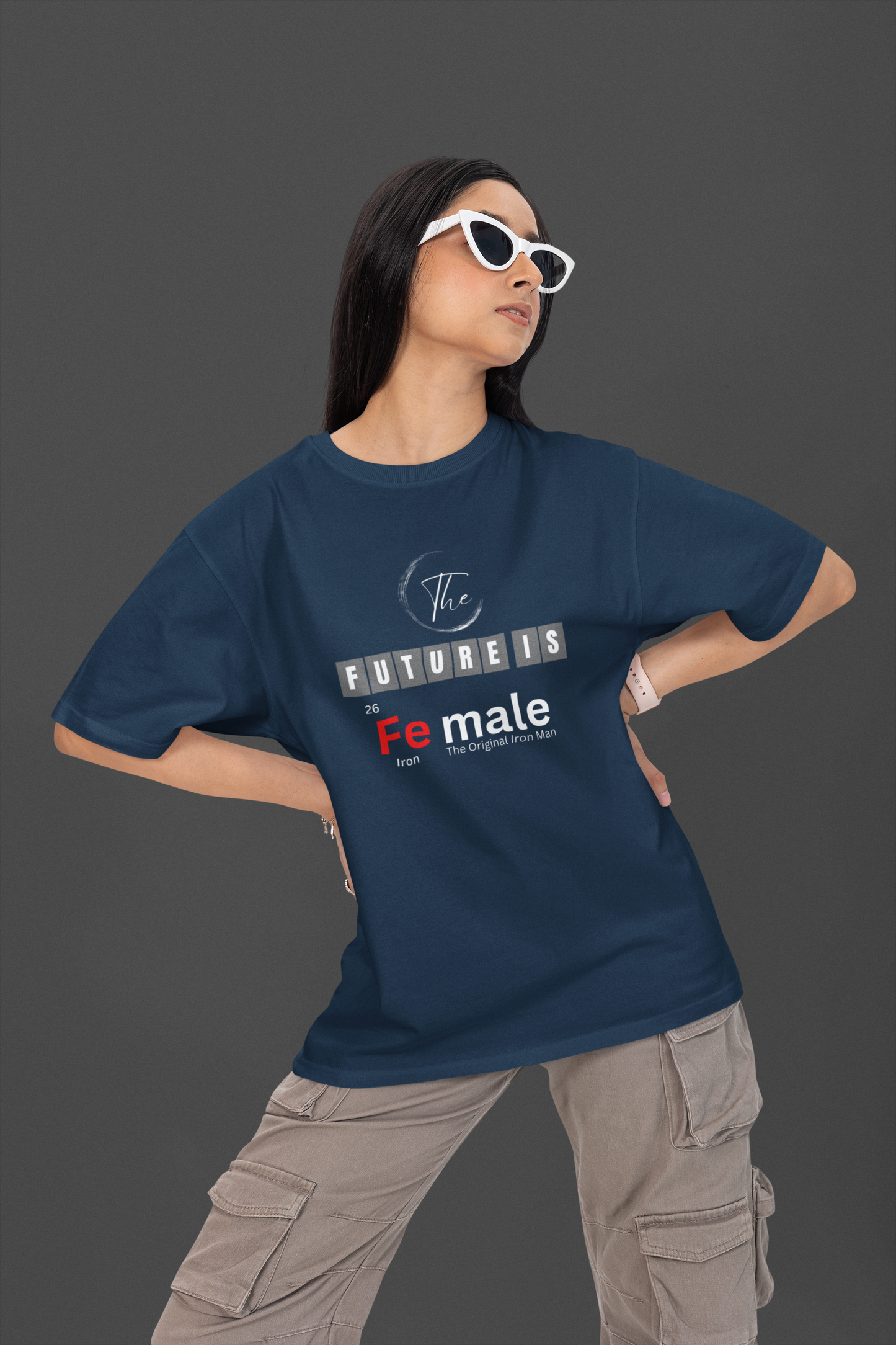 The Future is Female Oversized Classic T-Shirt