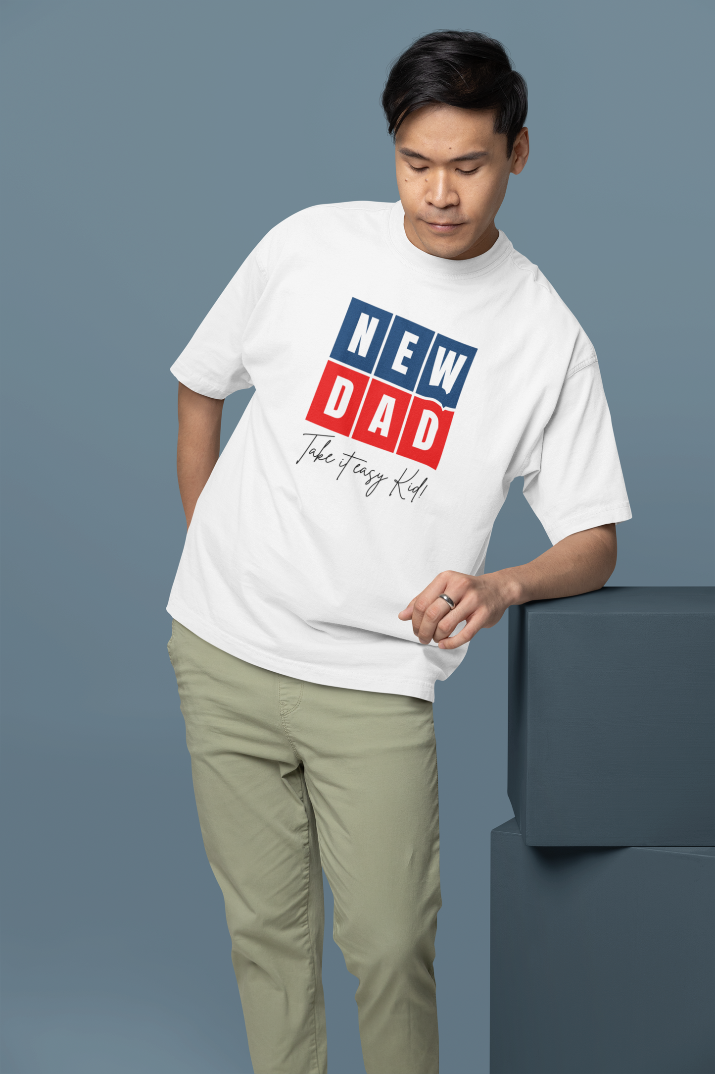 New Dad Oversized Classic T-Shirt